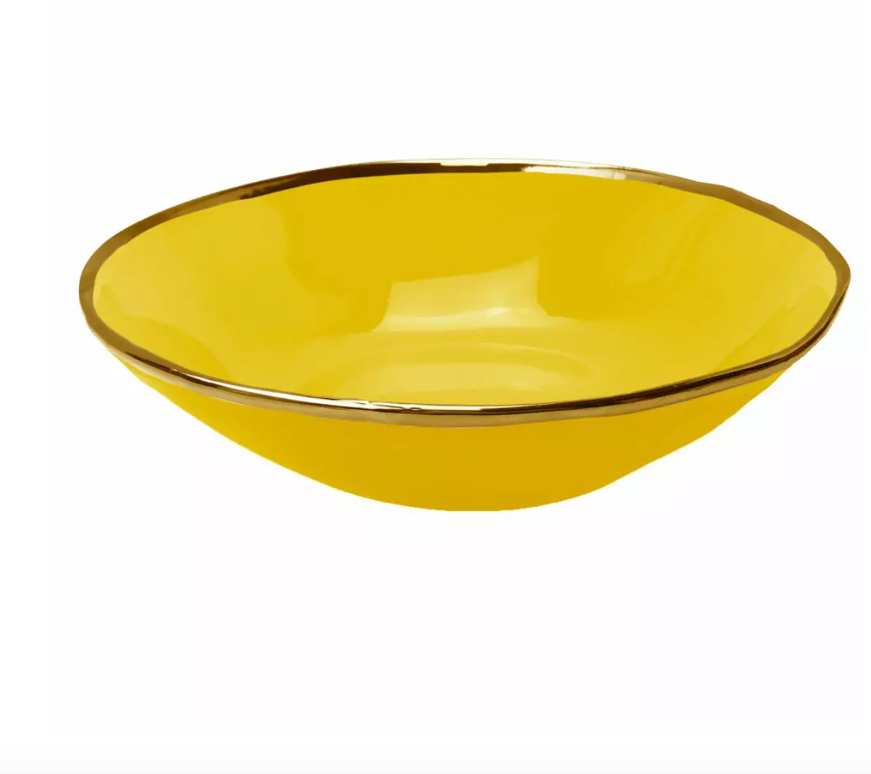 ENSALADERA ARCUCCI MATERIA ORO Ø32 CM - Amarillo